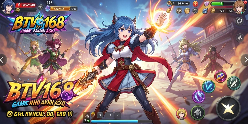 Screenshot BTV168 menampilkan aksi seru dalam permainan Anime.
