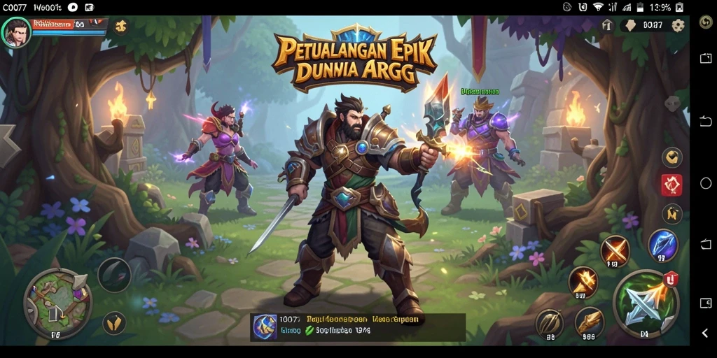 Tampilan menakjubkan dan aksi seru dalam gameplay C0077.