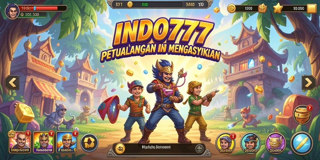 Tampilan gameplay seru dari INDO777 yang penuh tantangan.