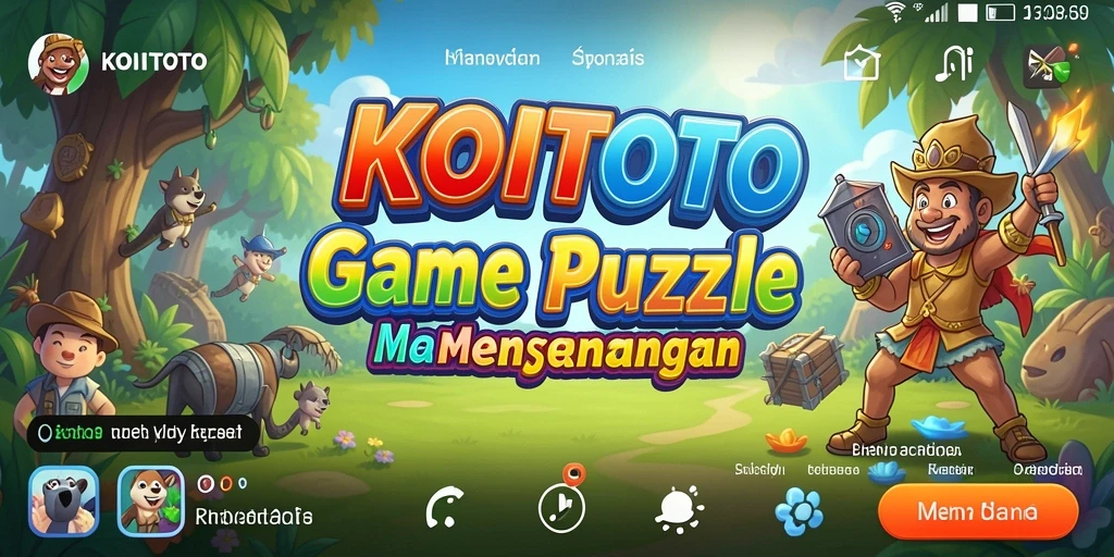 Screenshot KOITOTO menampilkan gameplay Puzzle yang mengasyikkan.