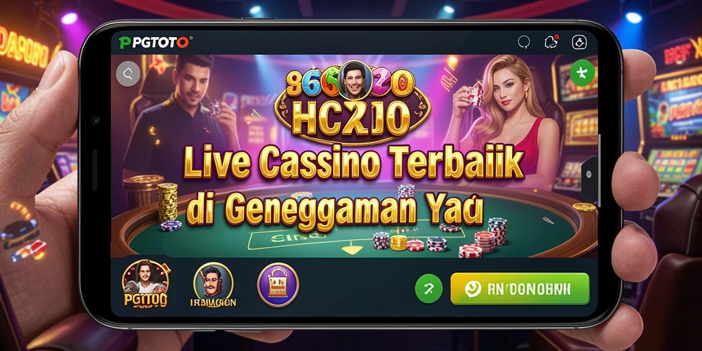 Tampilan gameplay Live Casino PGTOTO yang menarik dan interaktif.